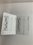 Nicklaus, Mickelson, Rose & Watson Signed Scorecards JSA ALOA