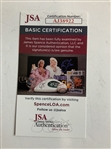 Nicklaus, Mickelson, Rose & Watson Signed Scorecards JSA ALOA