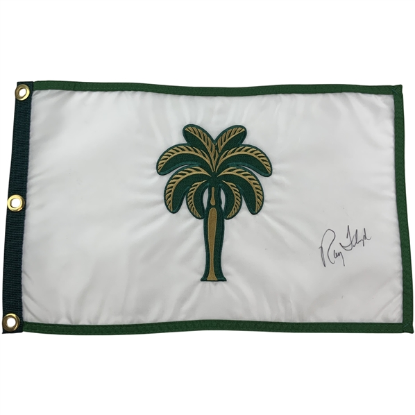Ray Floyd Signed Old Palm GC Flag JSA ALOA