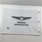 Ludvig Aberg signed Genesis Invitational Flag JSA ALOA