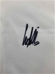 Ludvig Aberg signed Genesis Invitational Flag JSA ALOA