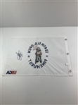 Rickie Fowler Signed 2024 US Open at Pinehurst No. 2 Flag JSA ALOA