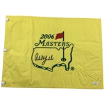 Phil Mickelson Signed 2006 Masters Tournament Embroidered Flag JSA Full