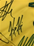 Multi-Signed The Memorial Tournament Souvenir Golf Pin Flag JSA ALOA
