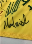 Multi-Signed The Memorial Tournament Souvenir Golf Pin Flag JSA ALOA