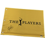 Rickie Fowler Signed 2015 THE PLAYERS Championship Souvenir Golf Flag Beckett