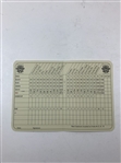 A Collection of Five (5) Signed Commemorative Golf Scorecards Including Augusta National and Whistling Straits JSA ALOA