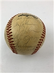 1984 New York Mets Team Signed NL Baseball w/ROY Gooden JSA ALOA