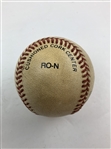 Ray Knight's Inscribed 1st ML Managerial Win August 7, 1993 Game Used Ball
