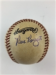 Ray Knight's Inscribed 1st ML Managerial Win August 7, 1993 Game Used Ball