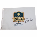 Rocco Mediate Signed 2016 Senior PGA Championship Embroidered Flag JSA ALOA