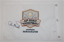 Rocco Mediate Signed 2016 Senior PGA Championship Embroidered Flag JSA ALOA