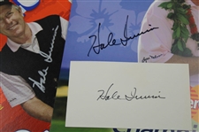 Hale Irwin's Signed Wheaties Box, 2008 Hualalai Resort Poster & 3x5 Index Card JSA ALOA