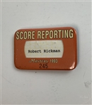 A Collection of Masters Tournament Memorabilia Featuring 1985 and 1993 Badges and Official Pins