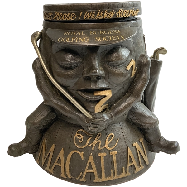 Macallan Whiskey Golfer Advertising Ice Bucket - Seldom Seen