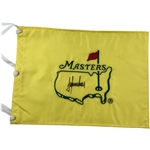 Trevor Immelman Signed 2008 Master Tournament SERIES Badge #S00081 & Undated Flag JSA ALOA