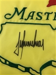 Trevor Immelman Signed 2008 Master Tournament SERIES Badge #S00081 & Undated Flag JSA ALOA