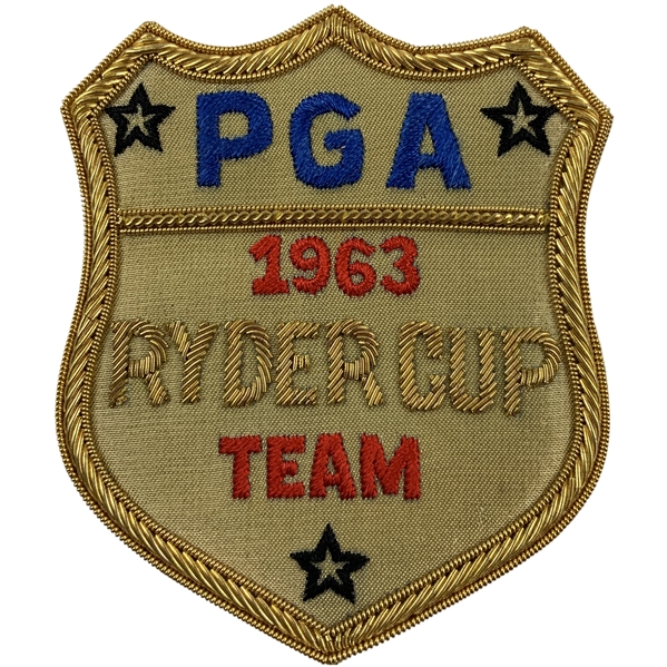 1963 Ryder Cup Team Embroidered Blazer Shield Patch