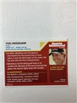 Two Sports Illustrated Kids Golf Trading Cards Including 2018 Xander Schauffele Rookie Card and 2008 Phil Mickelson