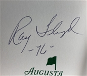 10 Augusta National Golf Club Scorecards Signed by Masters Champions JSA ALOA