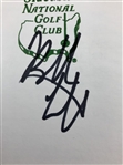 10 Augusta National Golf Club Scorecards Signed by Masters Champions JSA ALOA