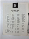 Lee Trevino Signed 1968 U.S. Open Daily Pairing Sheets Booklet JSA #CB46020