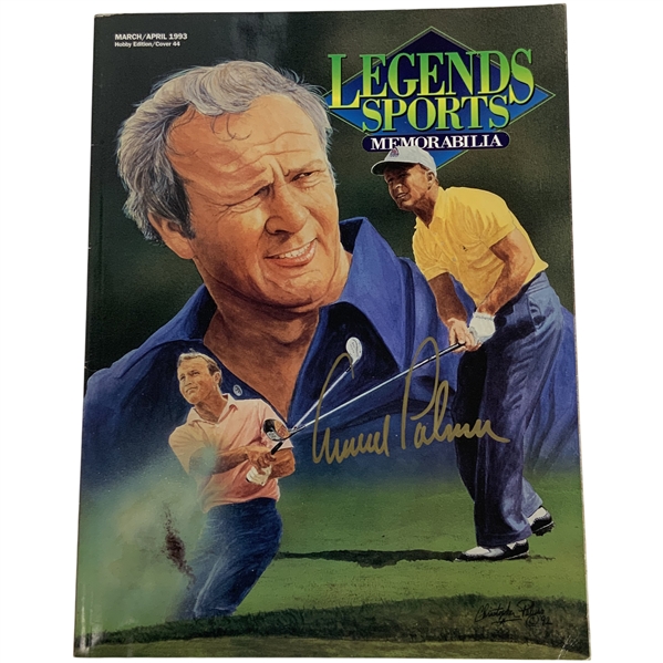Arnold Palmer Signed Legends Sports Memorabilia Magazine March/April 1993 Hobby Edition JSA ALOA