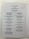 Gary Player Hand Signed 2022 University of St Andrews Honorary Citizenship and Golf Graduation Ceremony Program JSA ALOA