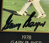  Three Gary Player Signed GSV Champions of Golf Cards JSA ALOA