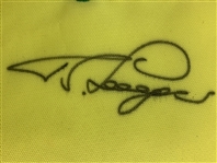Snead, Palmer & 10 Champs Signed 2000 Masters Embroidered Flag JSA ALOA