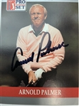 Arnold Palmer Signed 1990 Pro Set PGA Tour #80 Card JSA ALOA