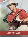 Gary Player Signed 1990 Pro Set Senior PGA Tour Gary Player Card JSA ALOA