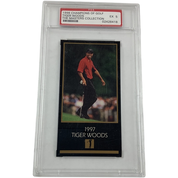 Champions of Golf Tiger Woods The Masters Collection PSA 5 EX