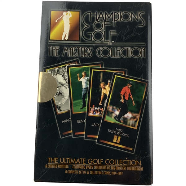 1997 Grand Slam Ventures Champions of Golf The Masters Collection Wrapped in Box Card Set