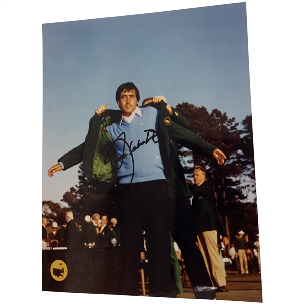 Seve Ballesteros Hand-Signed 1980 Masters Tournament Victory 8x10 Color Photograph JSA ALOA