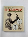 Ben Hogan Signed 1985 'Five Lessons: The Modern Fundamentals Of Golf' Book JSA ALOA