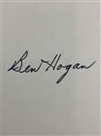 Ben Hogan Signed 1985 'Five Lessons: The Modern Fundamentals Of Golf' Book JSA ALOA