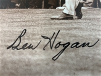 Ben Hogan Signed 1942 Masters Playoff Photograph with Byron Nelson JSA ALOA