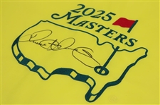 Rory McIlroy Signed 2025 Masters Embroidered Flag - Clinches Career Grand Slam JSA ALOA