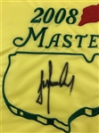 Trevor Immelman Signed 2008 Masters Tournament Embroidered Flag JSA #AB23431
