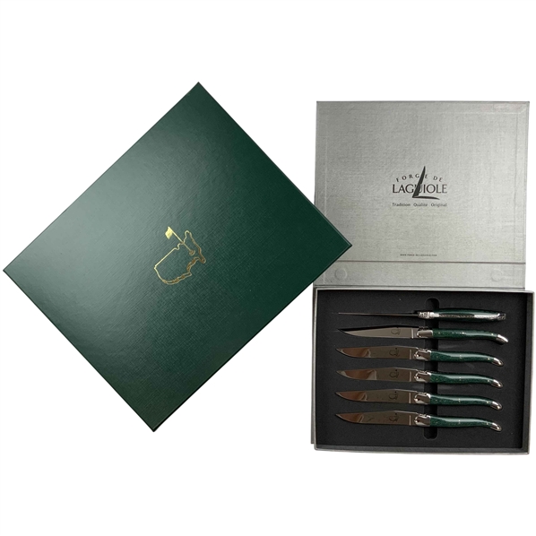 Augusta National Ltd Ed Forge de Laguiole Table Knife Set in Original Box
