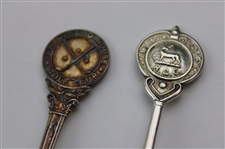 Six (6) Various Vintage Golf Themed Sterling Silver Spoons