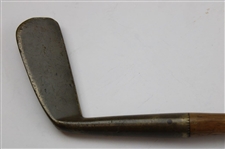 Spalding Smooth Face Hickory Shaft Golf Club