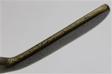 Unmarked Brass Putter w/Light Head Stamp & Shaft Stamp