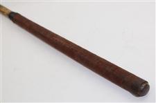 Unmarked Brass Putter w/Light Head Stamp & Shaft Stamp