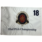 Keegan Bradley Signed 2011 PGA Championship at Atlanta Athletic Club Flag JSA ALOA