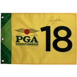 Jimmy Walker Signed 2016 PGA Championship at Baltusrol Embroidered Flag JSA ALOA