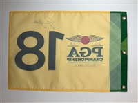 Jimmy Walker Signed 2016 PGA Championship at Baltusrol Embroidered Flag JSA ALOA