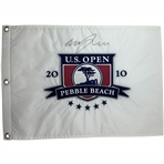 Graeme McDowell Signed 2010 US Open at Pebble Beach Embroidered Flag JSA ALOA