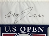 Graeme McDowell Signed 2010 US Open at Pebble Beach Embroidered Flag JSA ALOA